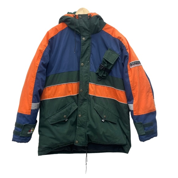 First Down Exploration Winter‎ snow Duck Down Coat Jacket Ski Parka XXL  Vintage - Picture 1 of 16